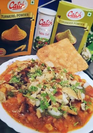 A picture of Tomato chaat 🍅.