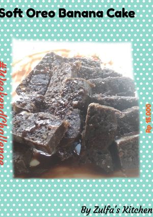 Foto resep Soft Oreo Banana Cake Rp15.000