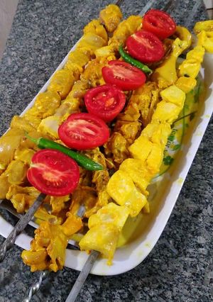 عکسی از دستور جوجه با دنبه😋😋