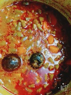 عکسی از دستور خورشت لوبیا سبز
