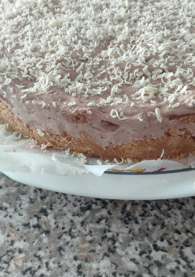 Una foto de Tarta de chocolate y galletas