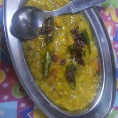 A picture of Masala moong dal khichdi.