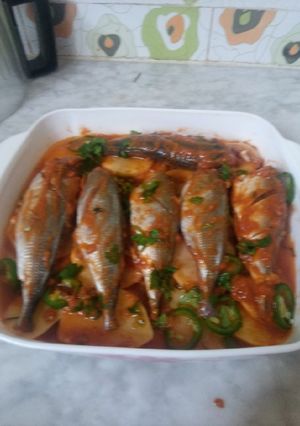 صورة لوصفة سمك 🐟 🐟 🐟 في الفرن