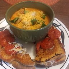 A picture of Tomato soup with basil 2.0 instant pot ip.