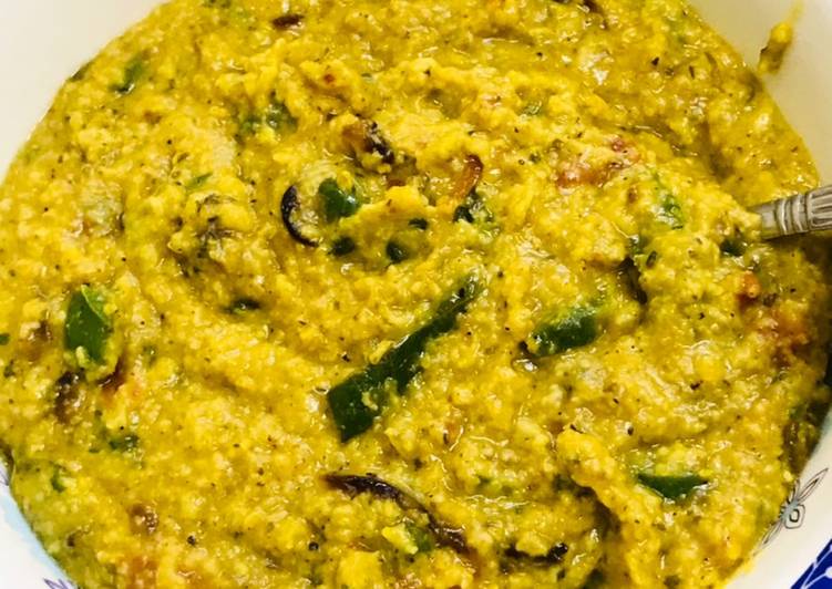Easiest Way to Prepare Perfect Instantly prepared capsicum oats