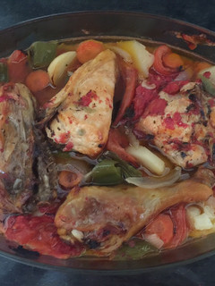 Una foto de Pollo al horno