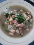 Cah Daun Ginseng Cumi Asin