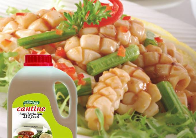Anti Ribet, Bikin Cumi Saus Barbeque (BBQ) Cantine Simpel dan Praktis Sederhana Dan Enak