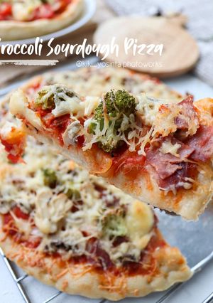 Foto resep Broccoli Sourdough Pizza