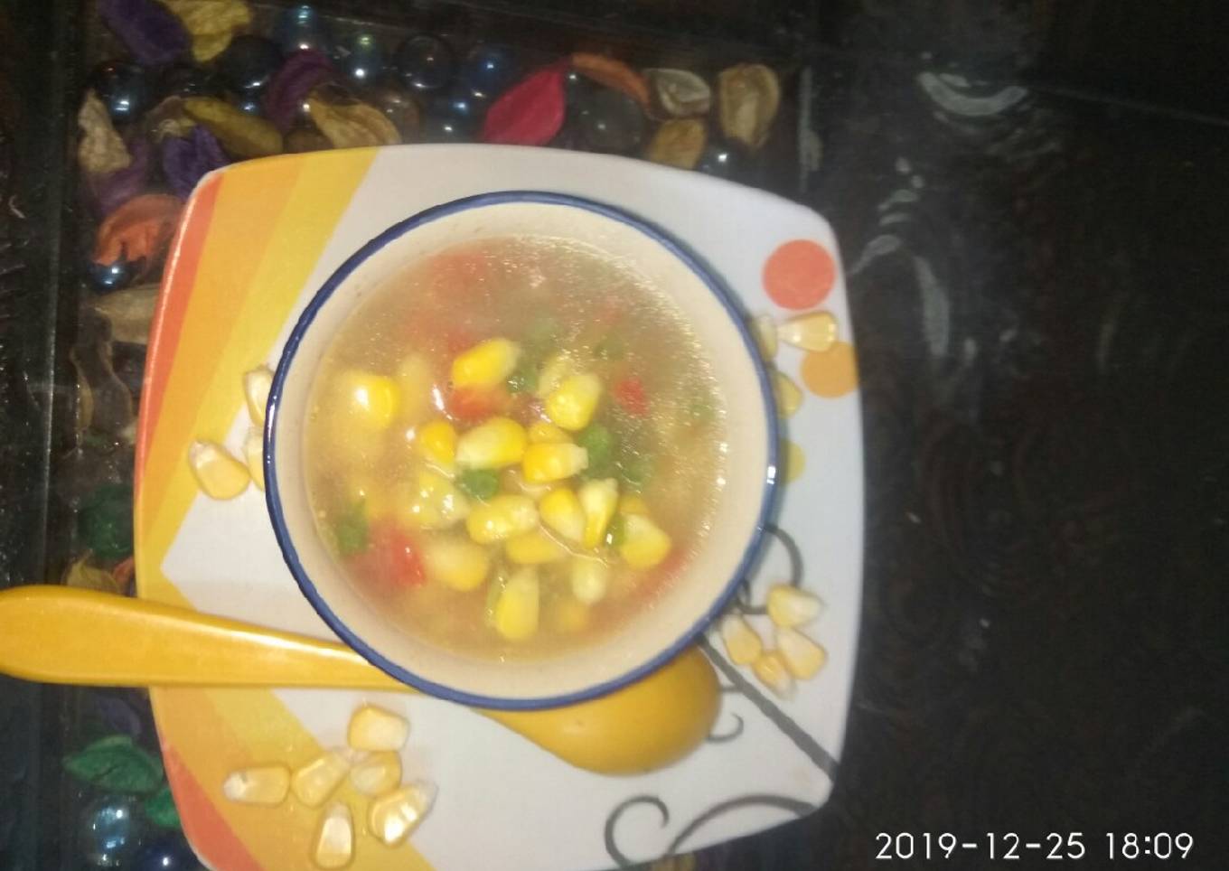 Simple Way to Prepare Homemade Sweet corn soup