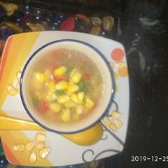 A picture of Sweet corn soup.