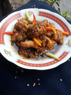 Foto resep Ayam saus lada hitam