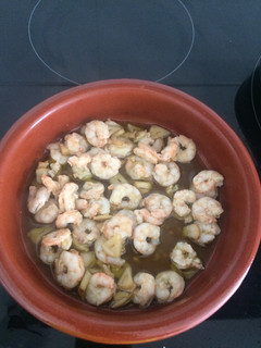 Una foto de Gambas al ajillo