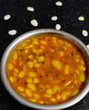 Lima beans curry (Vaal nu shaak)