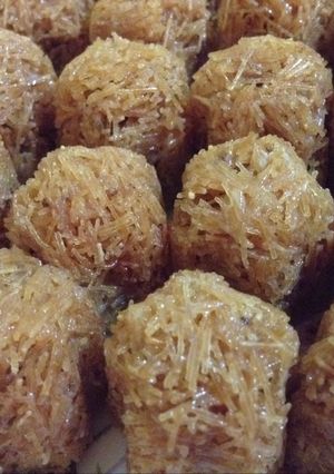 صورة لوصفة حلا الشعيرية😍
