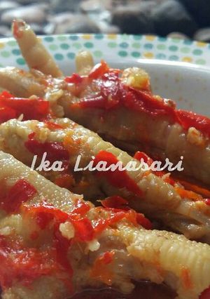 Foto resep Ceker Merecon 🌶