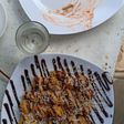 Pisang goreng keju susu coklat