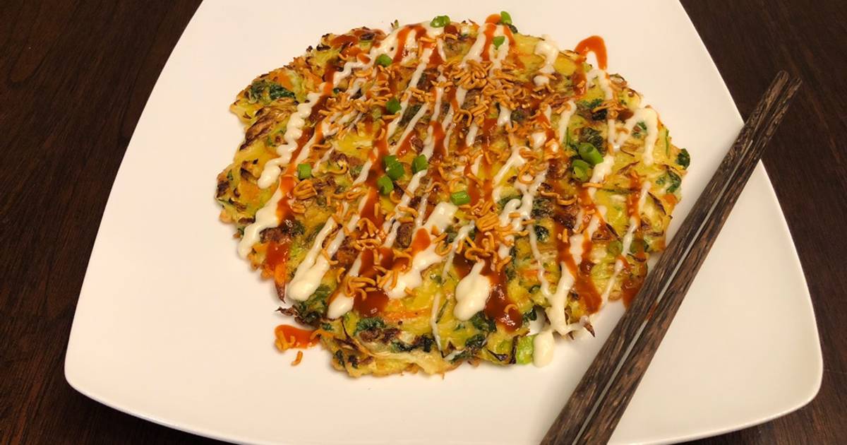 Nia's Okonomiyaki (Japanese Savory Pancake) Recipe by Nia Hiura - Cookpad