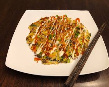 Without Fail Making Recipe Nias Okonomiyaki Japanese Savory Pancake Delicious Nutritious