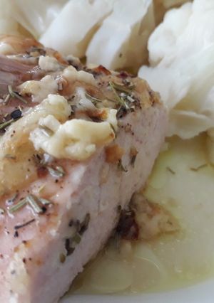 Una foto de Solomillo de pavo al horno