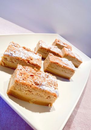 O poză a rețetei Prăjitura deșteaptă cu caramel și ness.