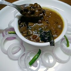 A picture of Kala chana chole(Black chickpea​ chole).