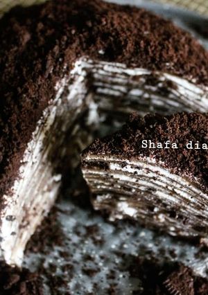 Foto resep Oreo Mille Crepes #dessert 🇲🇨