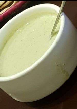 A picture of Mint Raita.
