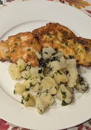 Különleges bundában sült csirkemell recept fotója