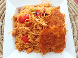 ماکارونی با سینه بوقلمون (ته دیگ خاص)
