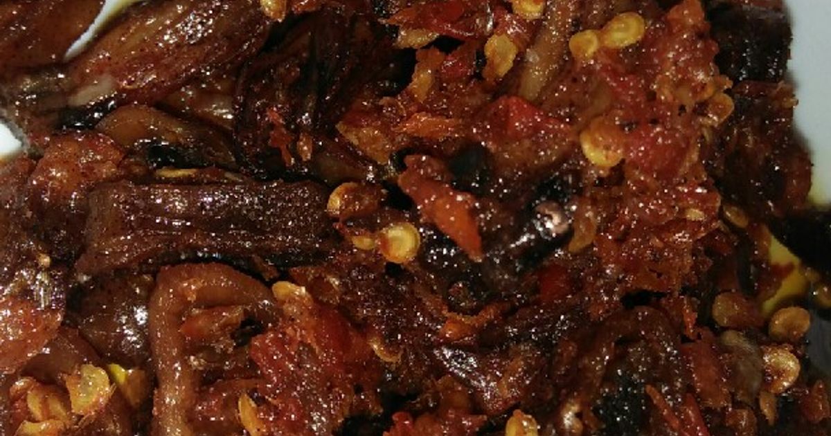Sambal cumi kering