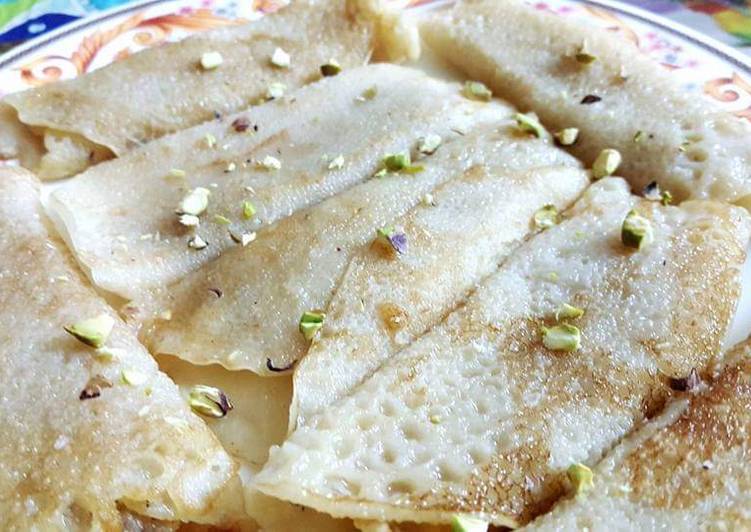 Recipe of Ultimate Patisapta pitha(stuffed pancake roll)