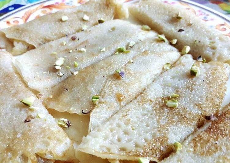 Patisapta pitha(stuffed pancake roll)