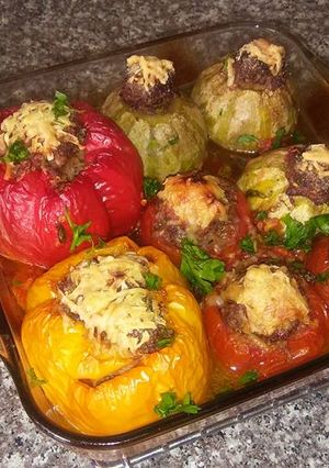 صورة لوصفة خضروات في الفرن