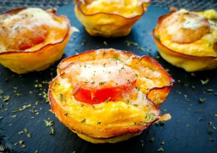 Recipe of Homemade Ham and Egg Cups