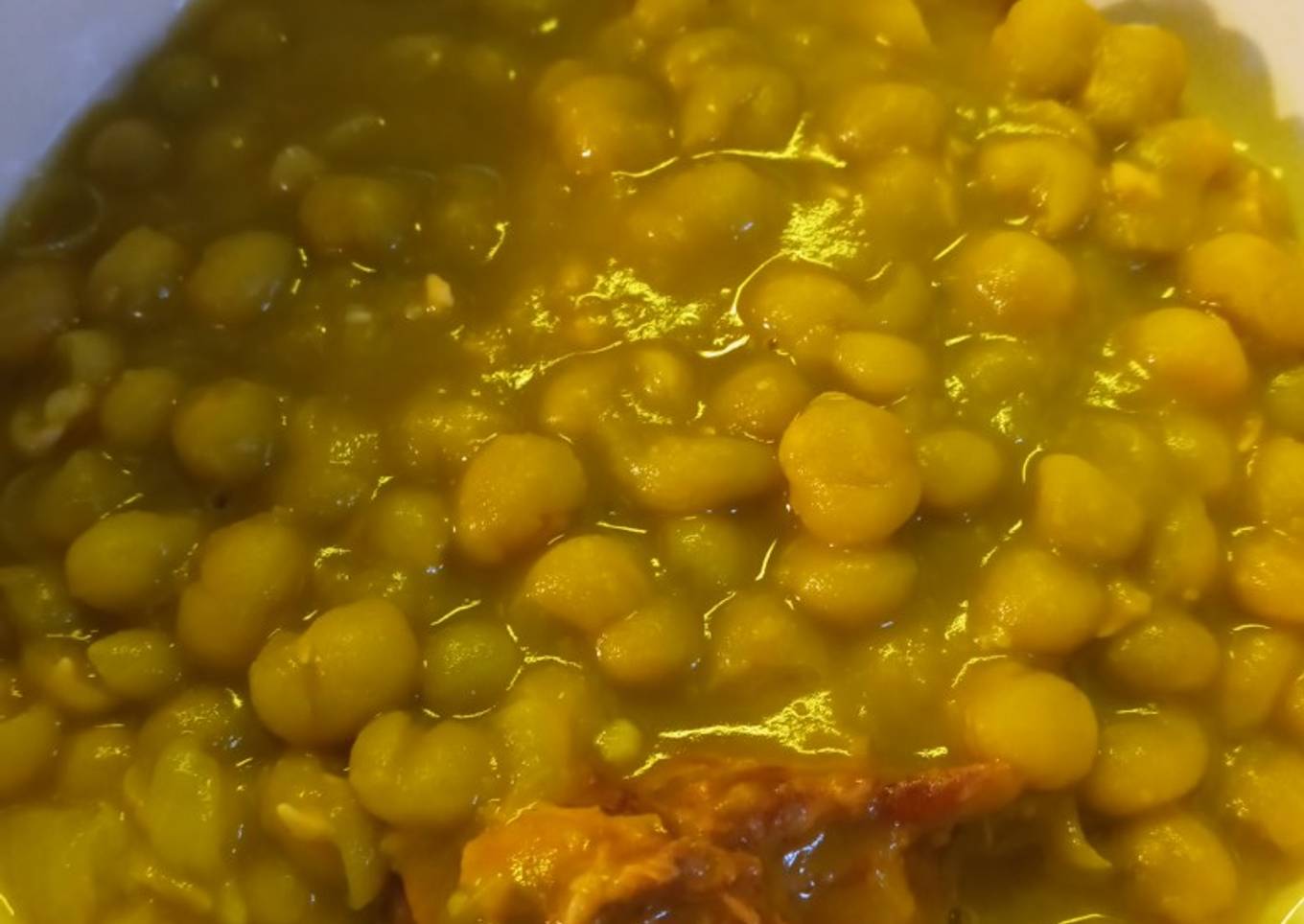 Instap sweet pea and ham soup