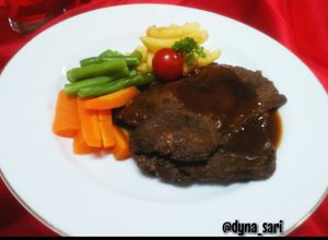 Foto resep Sirloin Steak Saus Teriyaki