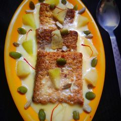 A picture of Shahi Tudka in Custard.