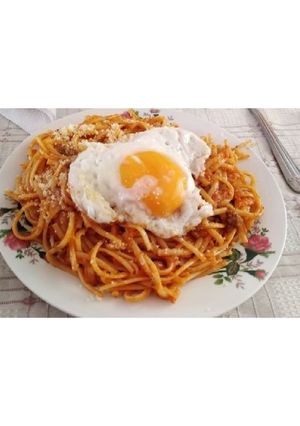 Una foto de Fideos Con Salsa