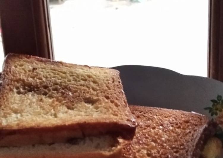 Cara Bikin Roti bakar teflon Enak dan Antiribet