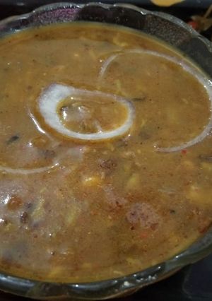 A picture of Maat chole ki dal.