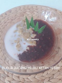 Foto resep Bubur kacang hijau ketan hitam