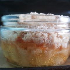 A picture of Frozen fruit crumble.