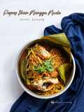 Pepes Ikan Mangga Muda (versi loyang)