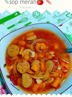 Foto resep Sup Merah Khas Surabaya