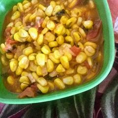 A picture of Sweet corn curry.