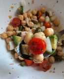 Ensalada de garbanzos y aguacate