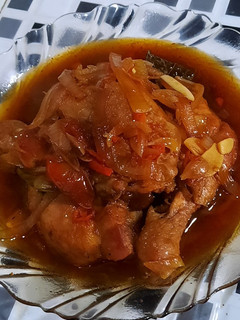 Foto resep Ayam kuah kecap pedas
