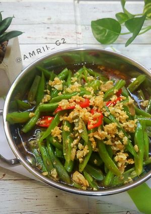 Foto resep Buncis Bawang Saus Tiram