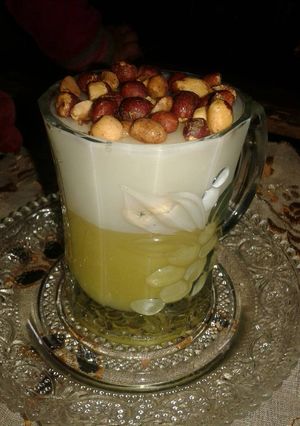 صورة لوصفة مهلبية وبالوظة برتقال